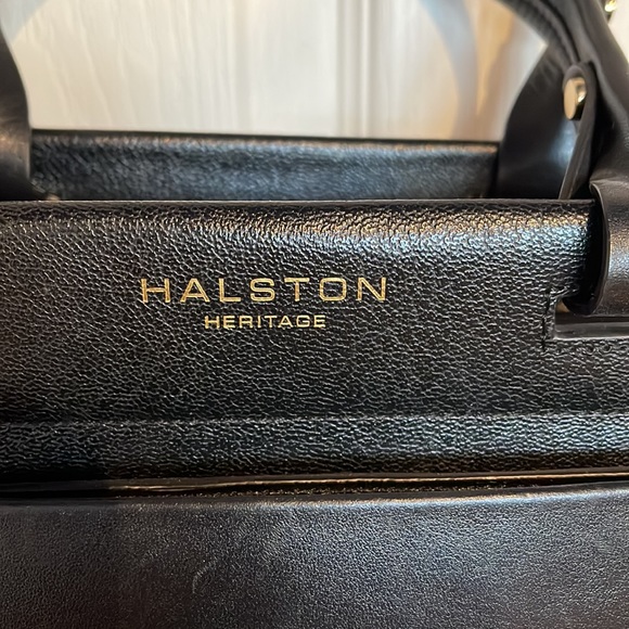 Halston Heritage black leather purse. Excellent condition. - Picture 2 of 6